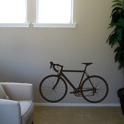 Street Bicycle Wall Decal Extra Large