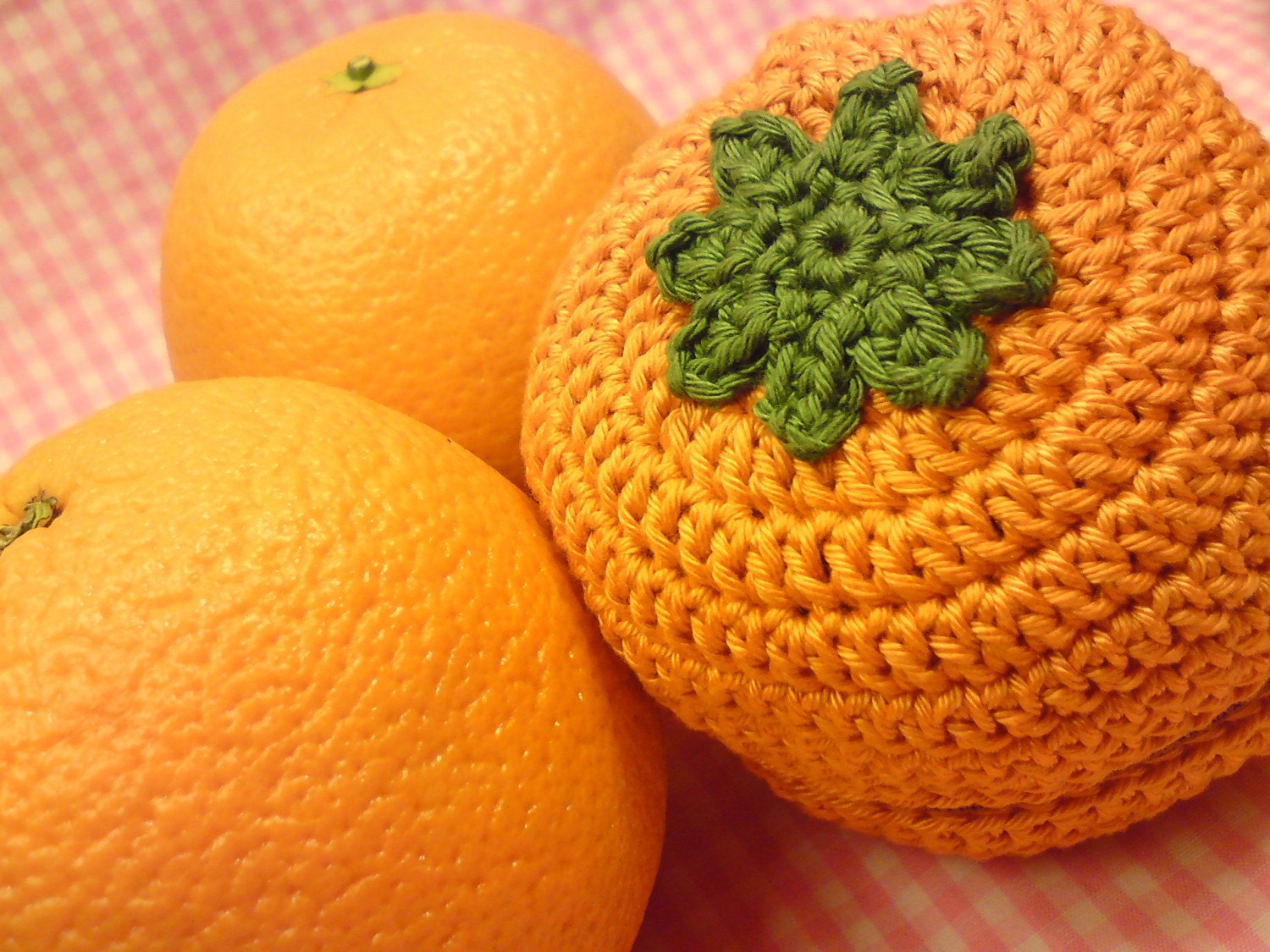 tokyotombola on Etsy Teacher's Pet knit and crochet fruit protector pouch