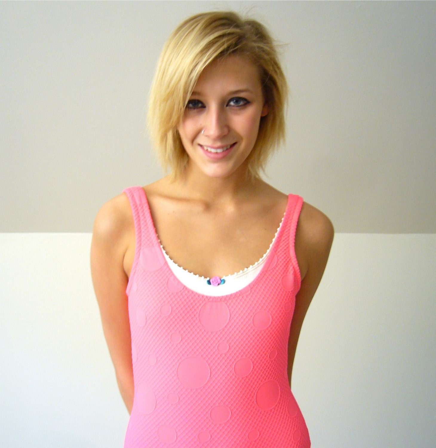 The Hot Pink Bubble Swimsuit
