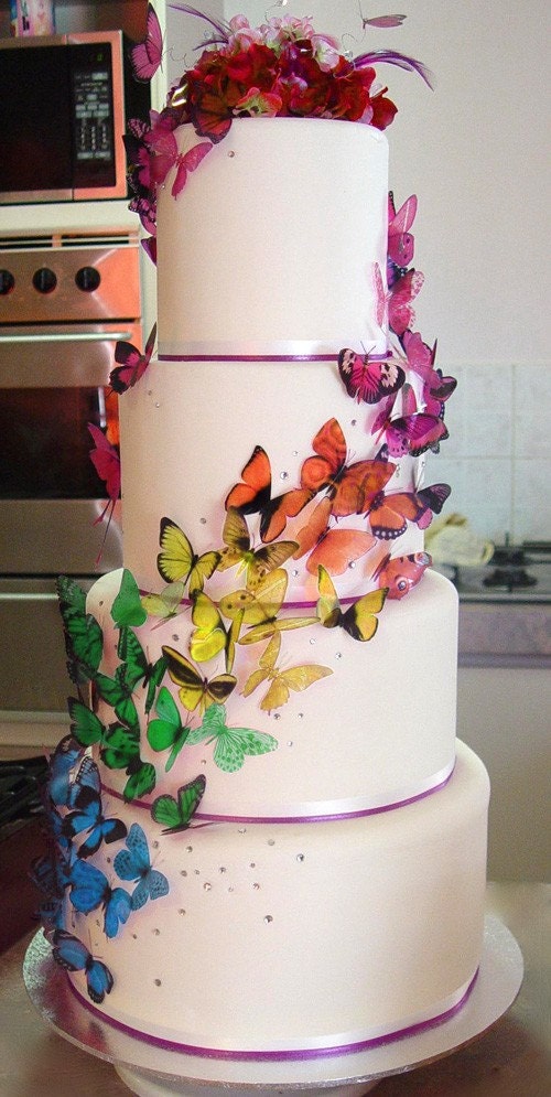 forest wedding cake