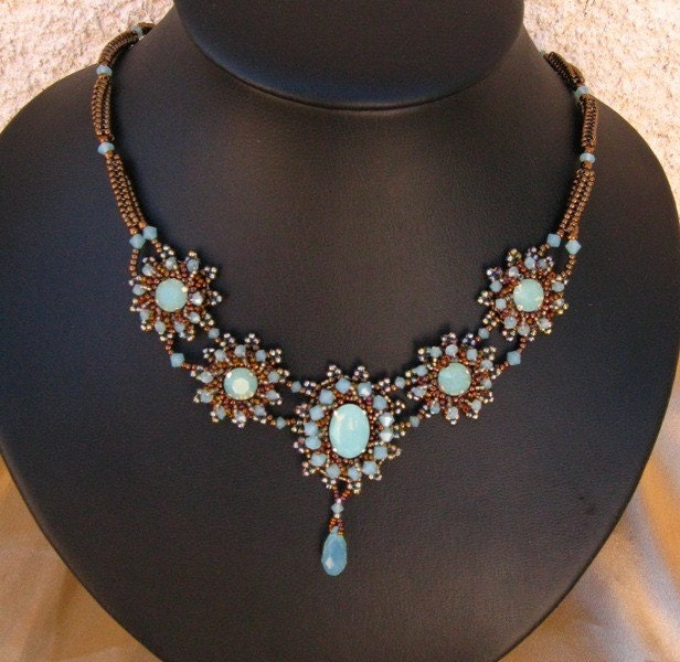 Opal Green Celestia necklace