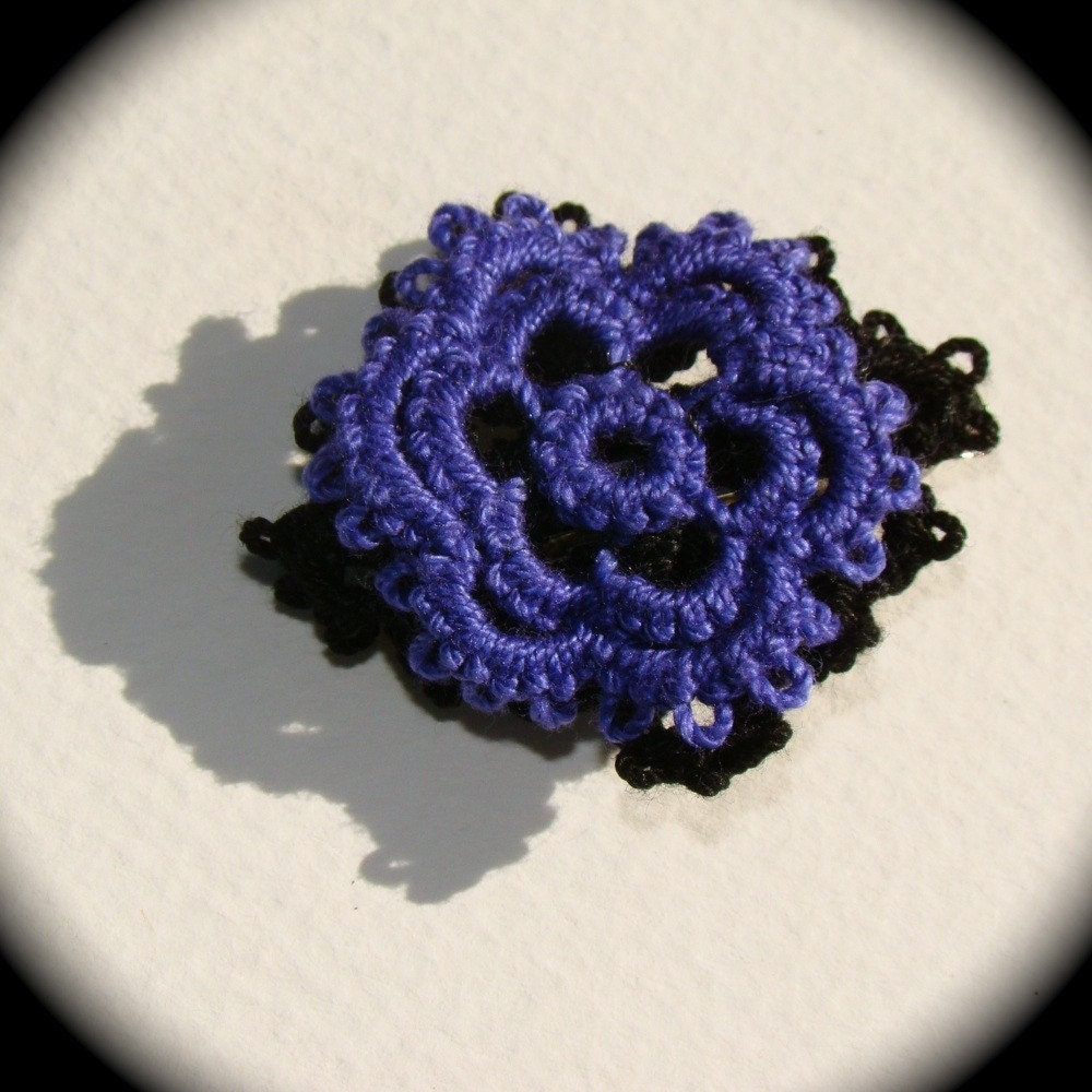 Filigree Tatted Hair Clip