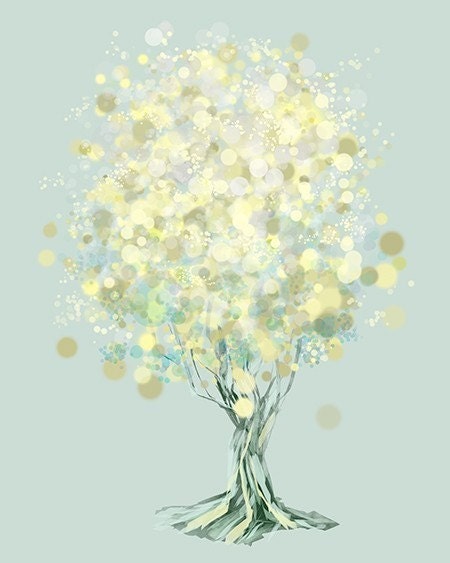 Lemon Bubble Tree by Papermoth
