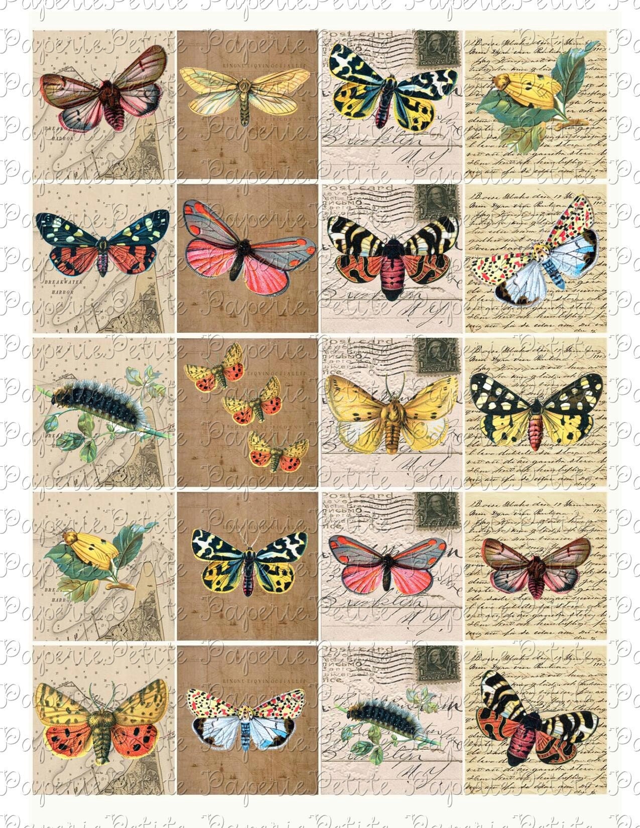 2-x-2-inch-mixed-media-butterfly-digital-download-collage-sheet-by