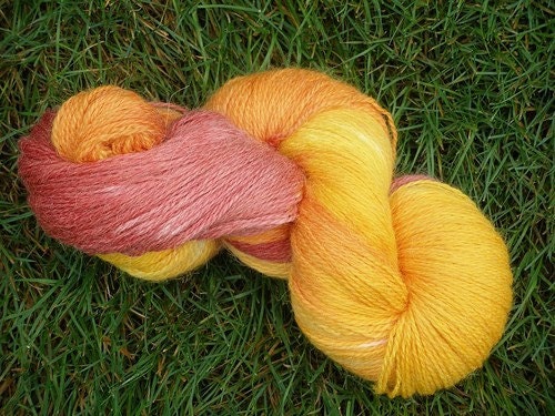 Marigolds -- Merino/Alpaca/Nylon Hand Painted Sock Yarn