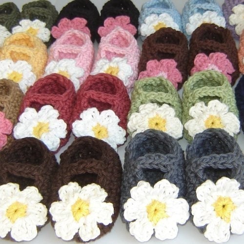 0-3 Month Maryjane Booties - You pick colors