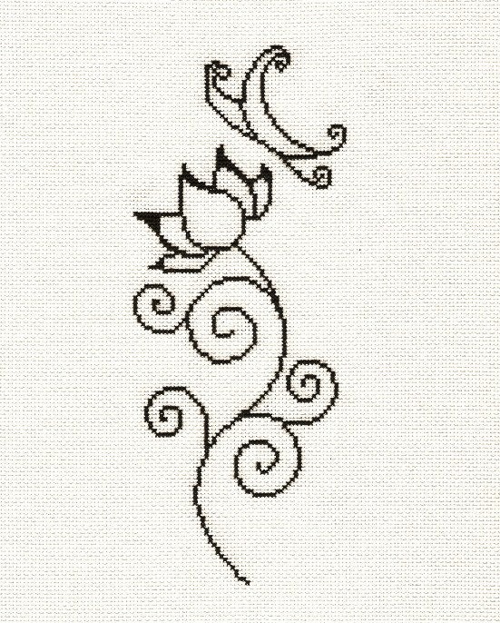 swirly tattoo. Tribal Tattoo Swirly Flower