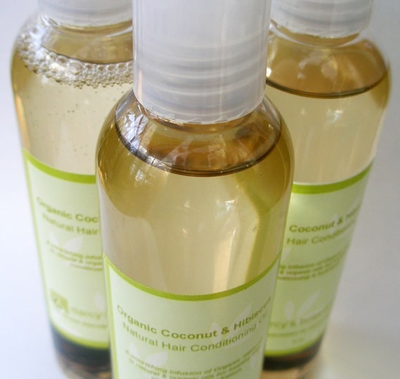 Organic Coconut and Hibiscus Hair Conditioning Oil 4 oz.