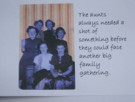 Family Album Card - The Aunts. From KatherinPippinPauley