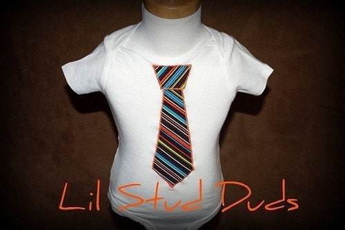 striped tie shirt. Lil Man Neck Tie Shirt or