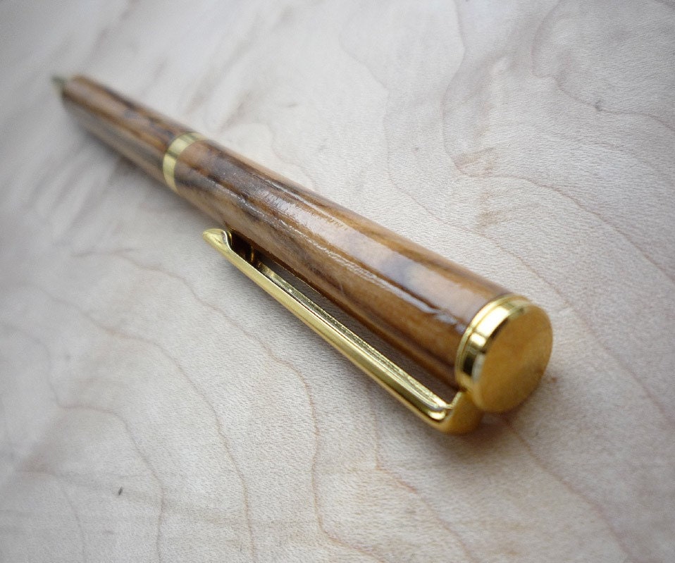 The Pen of Optimism - Olive Wood - Pen Only