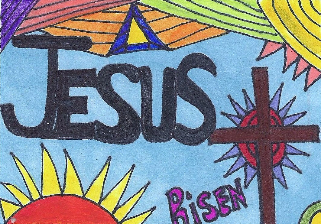 Jesus is Risen Artwork ACEO