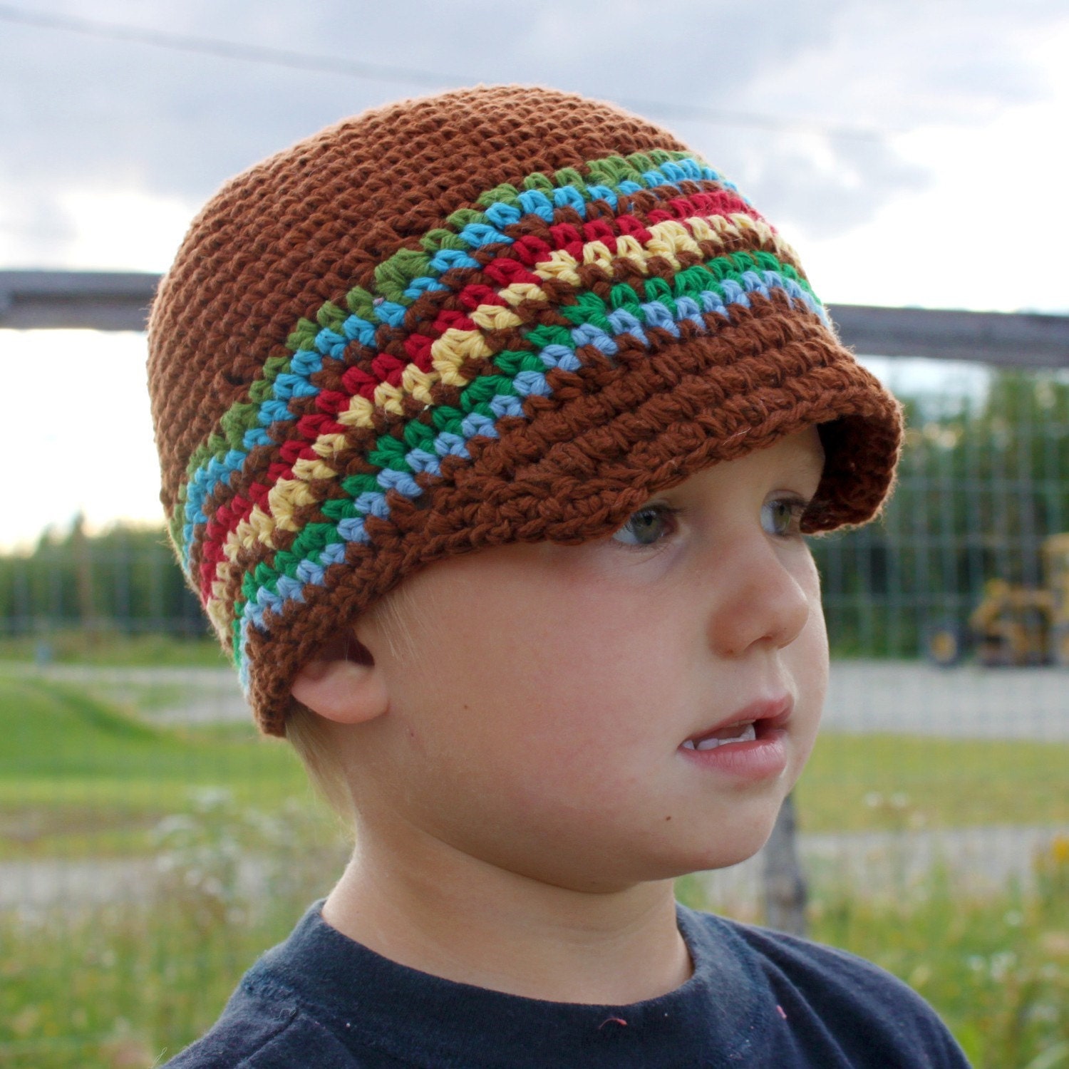 Brimley Hat PDF Crochet Pattern (Sizes Newborn to Adult)