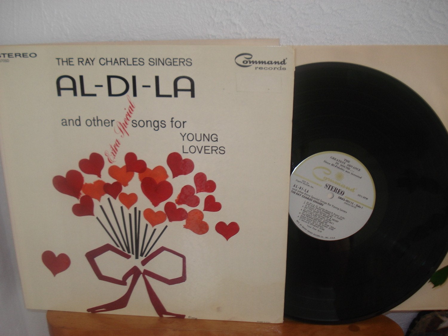 Ray Charles Singers Al-Di-La Songs for Young Lovers Command Records Vintage Vinyl LP