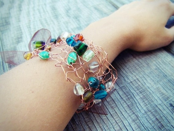 Radiance wire cuff bracelet