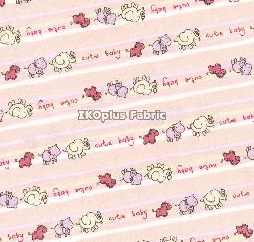 baby animals pictures to color. Cute Baby Animals Color Stripe in Pink - Half Yard - EK-QS38168B. From ikoplus