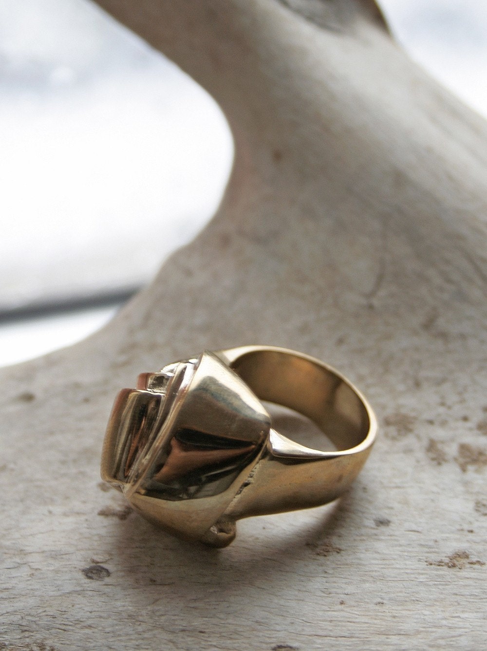 Big Knot ring, Gold
