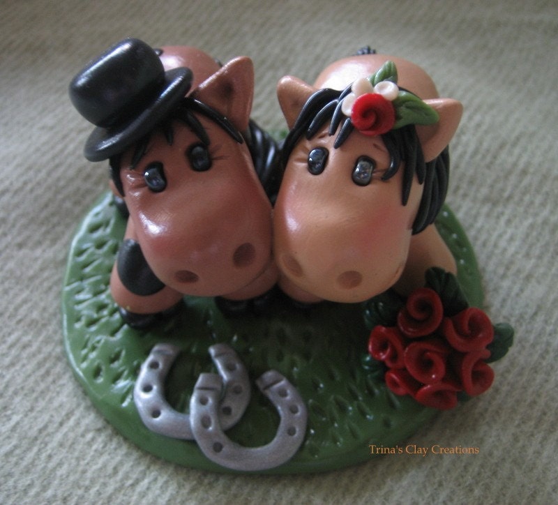 Horse Wedding Cake Topper