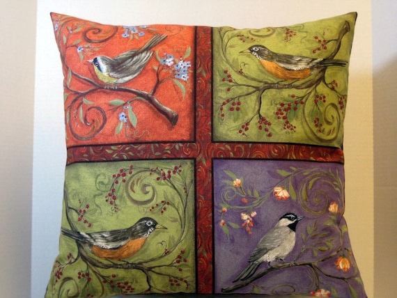 Bird Lovers Pillow