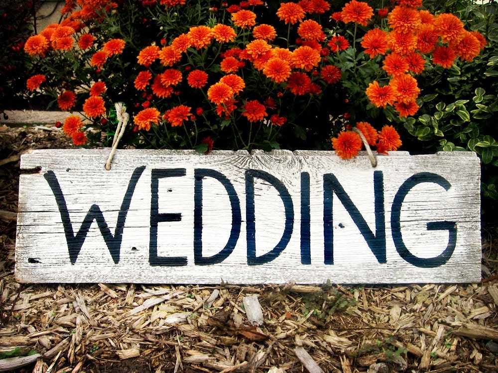 shandrus creations CUSTOMIZED Barn Wood Wedding Sign