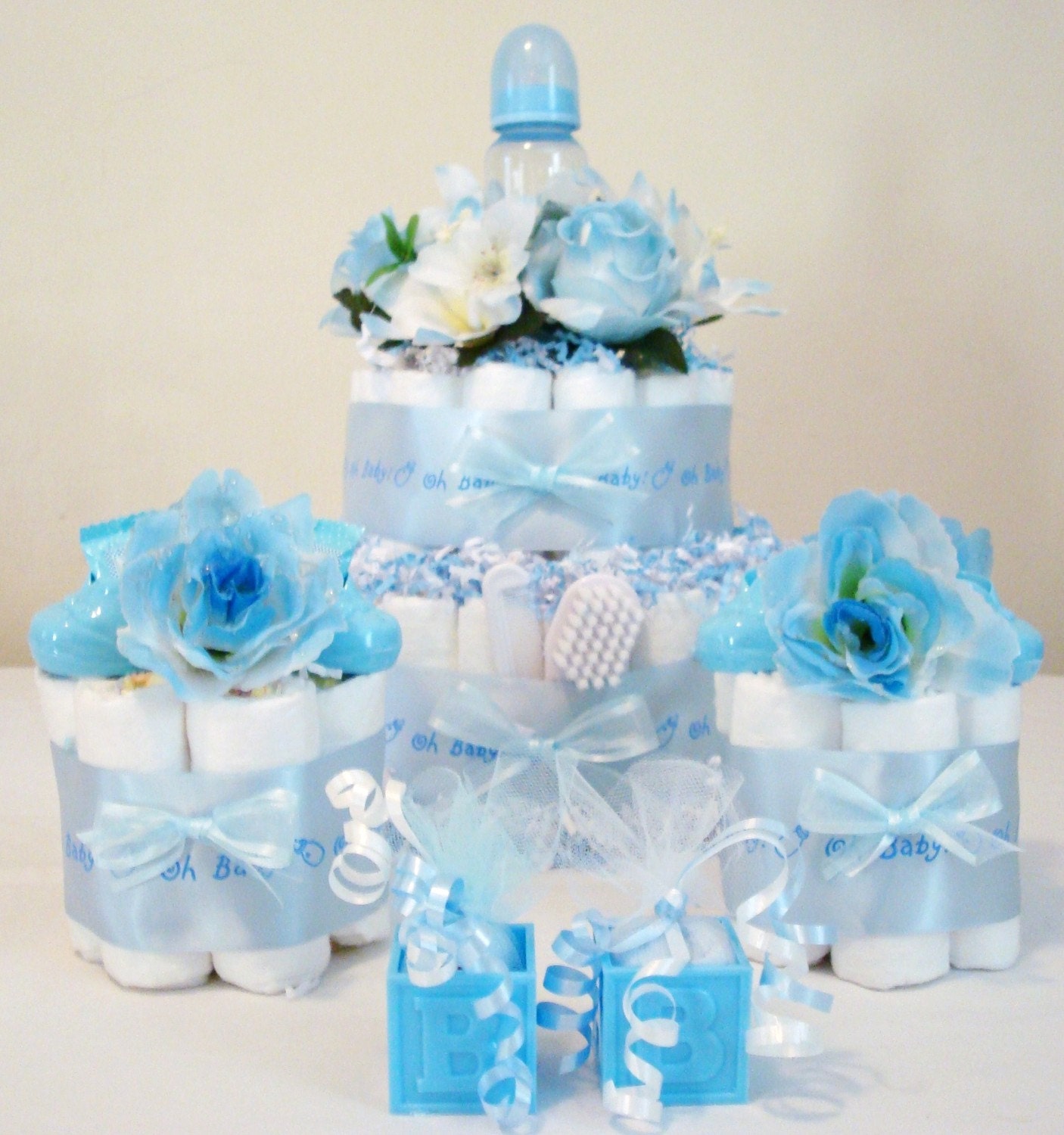 Baby Shower (Deluxe) Diaper Cake Package