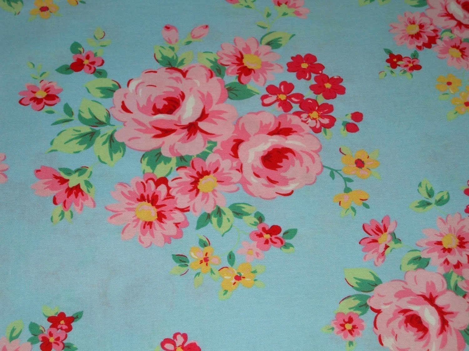 9927 L Flower Sugar Fabric by Lecien 1 Yard