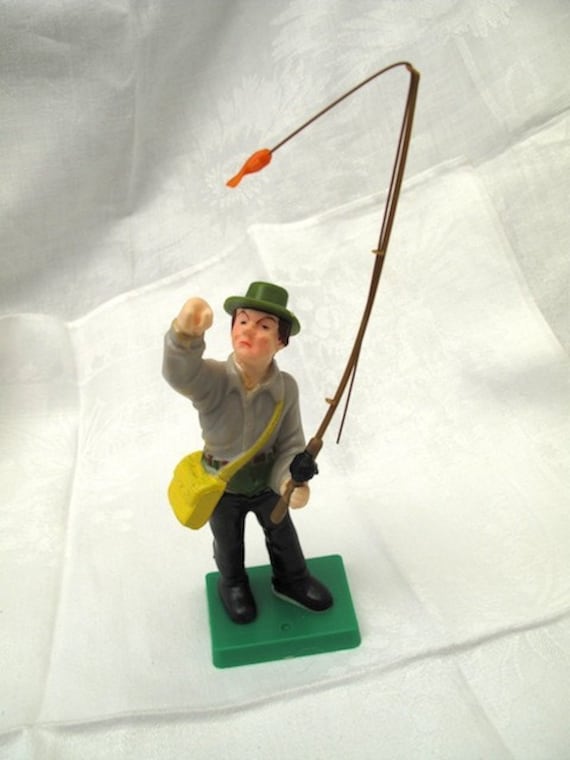 cake toppers fishing. Vintage Cake Topper Fly