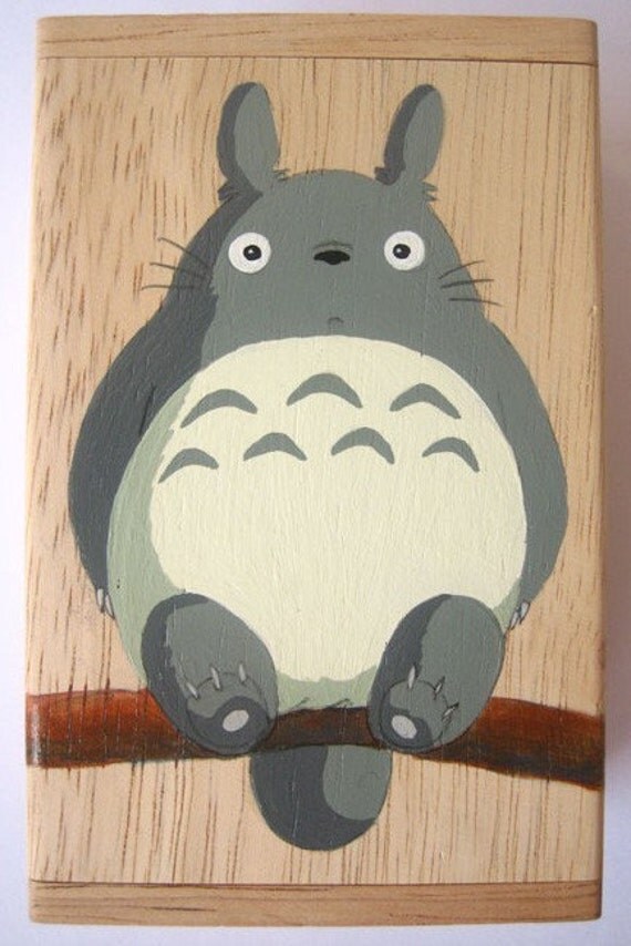 My Neighbor Totoro Hand Paint wood BoxStudio Ghibli 6
