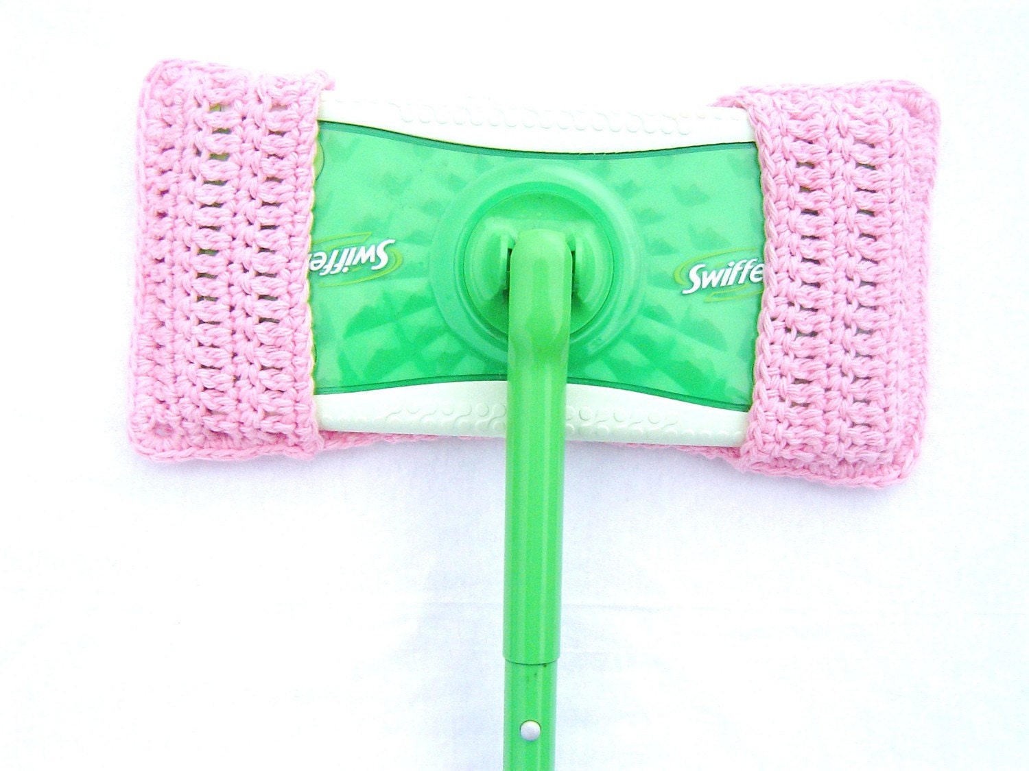 Eco Friendly Handmade Cotton Swiffer Cover in Light Pink by MontanaDaisyGirl on Etsy