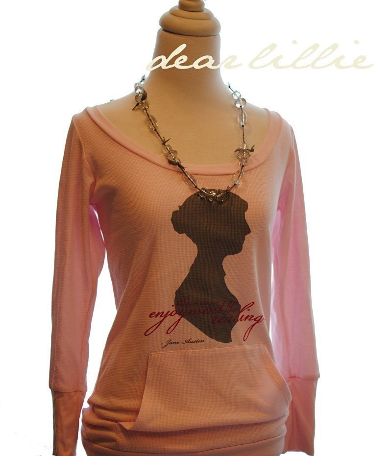 LIMITED EDITION -- Jane Austen Silhouette and Quote - K
