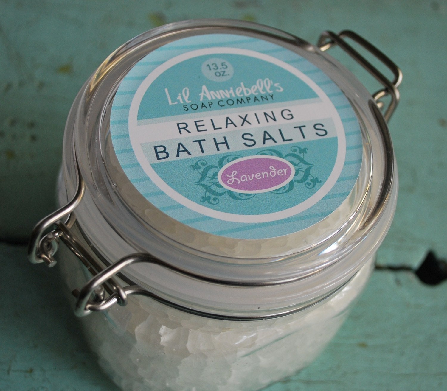Relaxing Bath Salts with Lavender Essential Oil