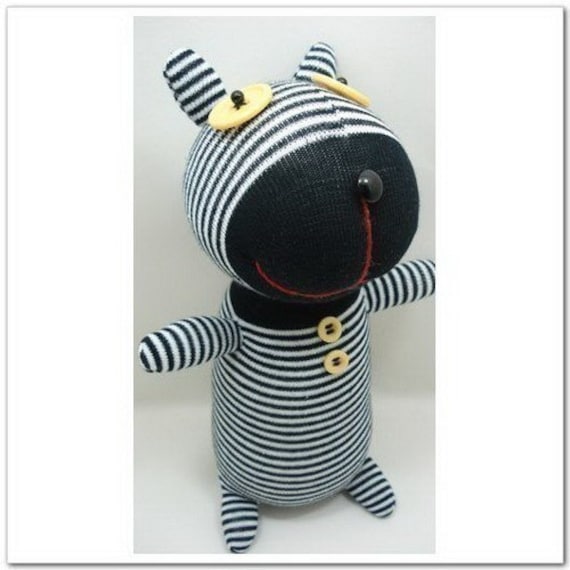 Handmade Sock Dog Stuffed Animal Doll Baby Toys