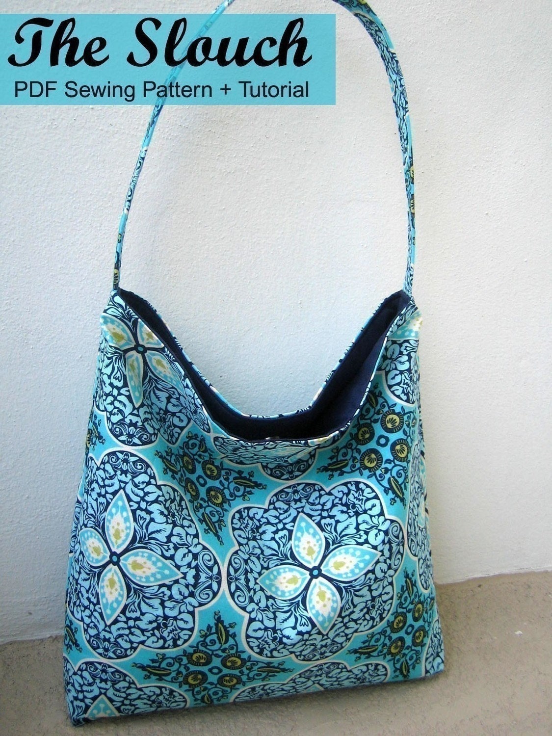 The Slouch Hobo Style Bag PDF Sewing Pattern and Tutorial