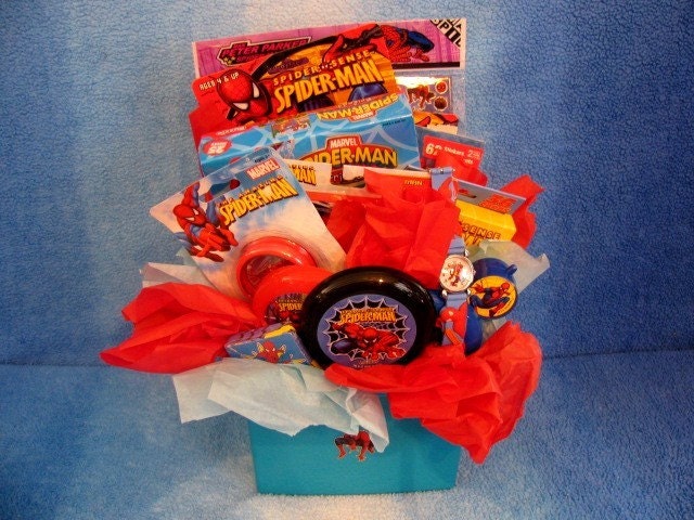 Spiderman Gift Set, Spiderman Gift Basket, Christmas Gift for Boys, Boy Gift