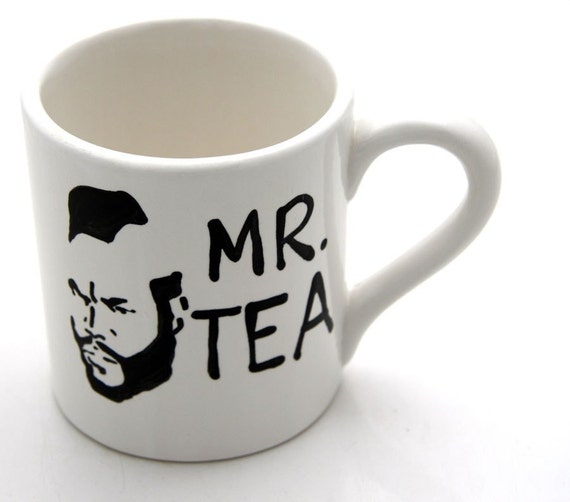 Tea Cup Featuring Mr T an 80s Retro Flashback