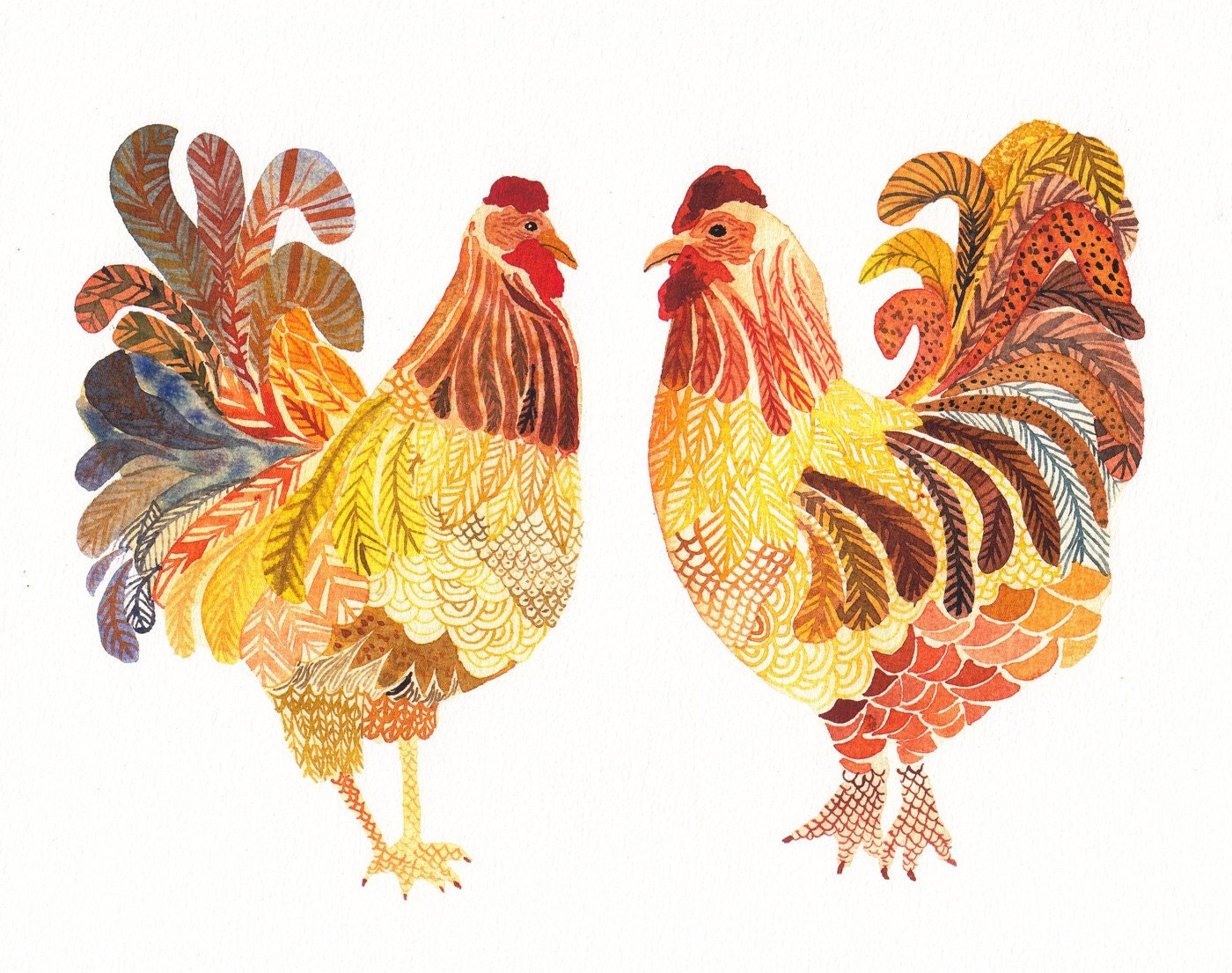 Two Chicken -Limited Edition Print