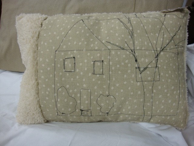 Cozy House Art Pillow