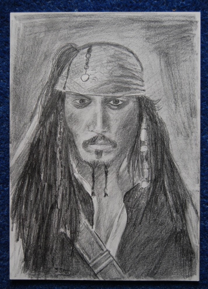 jack sparrow drawing. Captain Jack Sparrow drawing. From TKDART