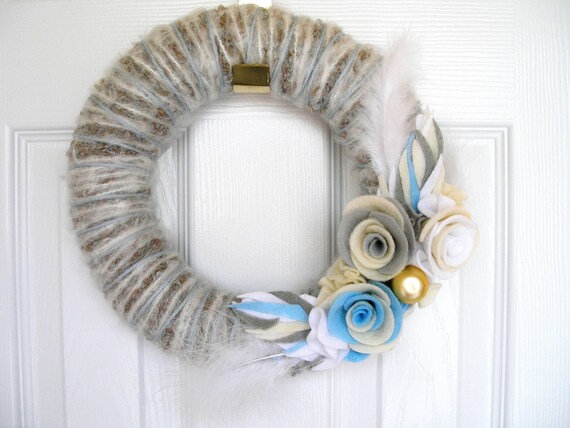 Air -The Original Felt Yarn Wreath
