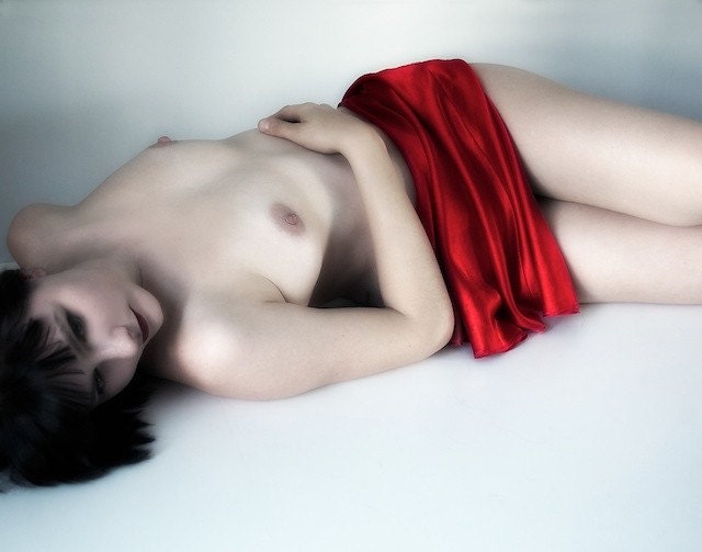 Crimson Nude, 11x14 Photo