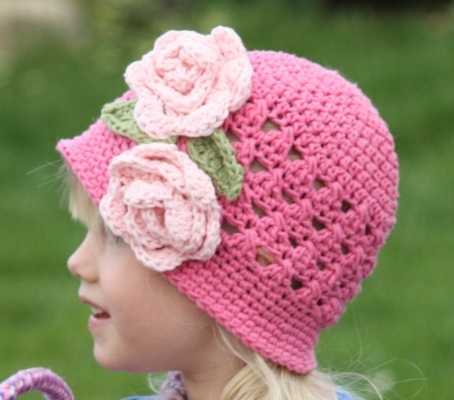 CROCHET PATTERN Crossed Cluster Cloche (5 Sizes Included Newborn to Ladies) Permission to sell all finished items