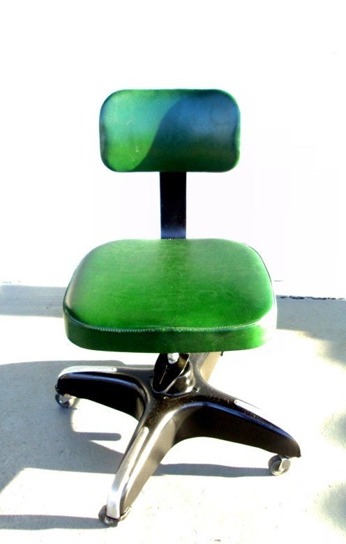 Tsunami Relief - Vintage Mid Century Modern Cole Steel Swivel Chair - 10% of Sale to Tsunami Japan