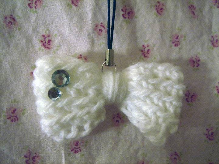 How To Crochet A Bow. Simple Bow w/ Bling: 3.65 +