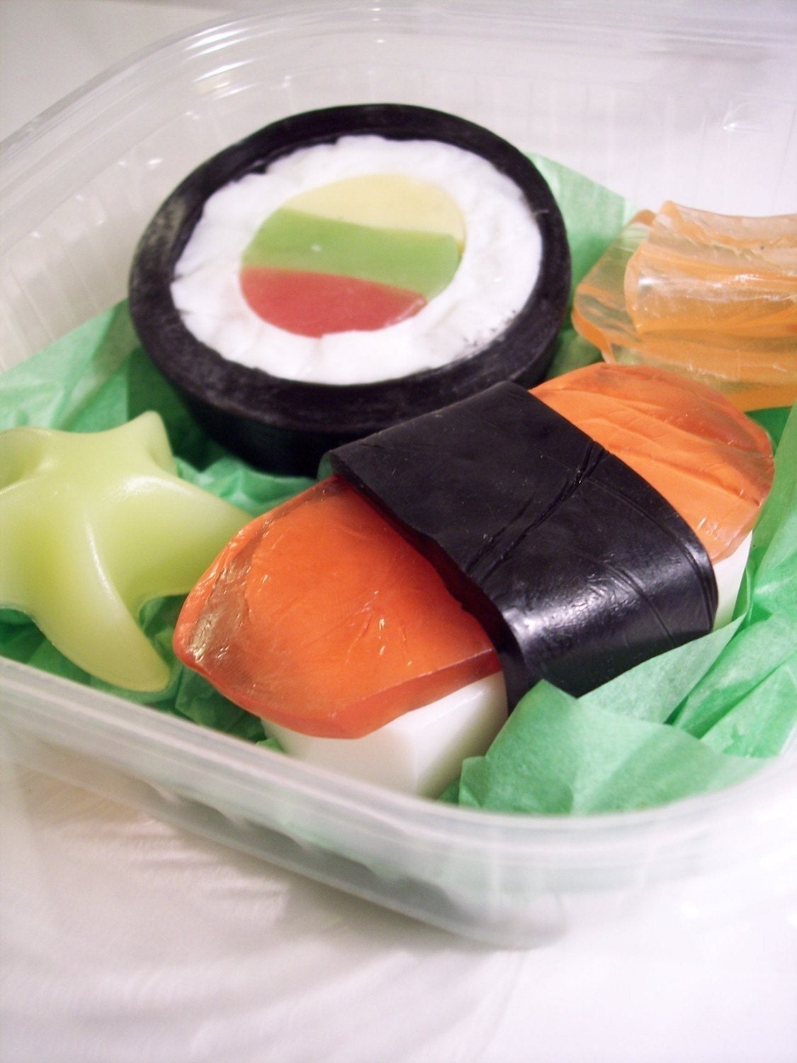 Combination Sushi Roll and Nigiri - vegan soap set