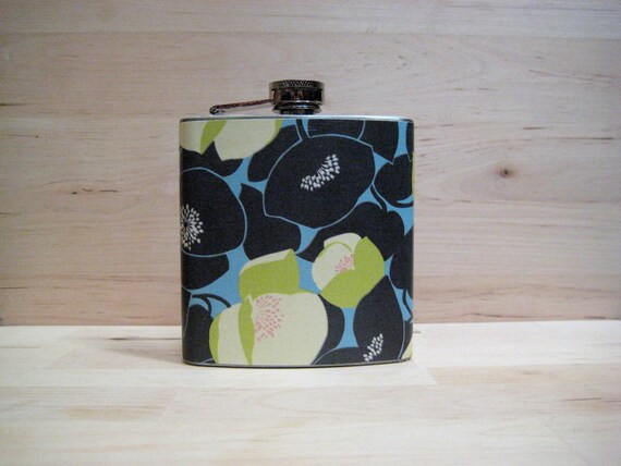 stainless steel wallpaper. 6 oz Stainless Steel Flask - Aunt June#39;s Wallpaper. From whimsyandink