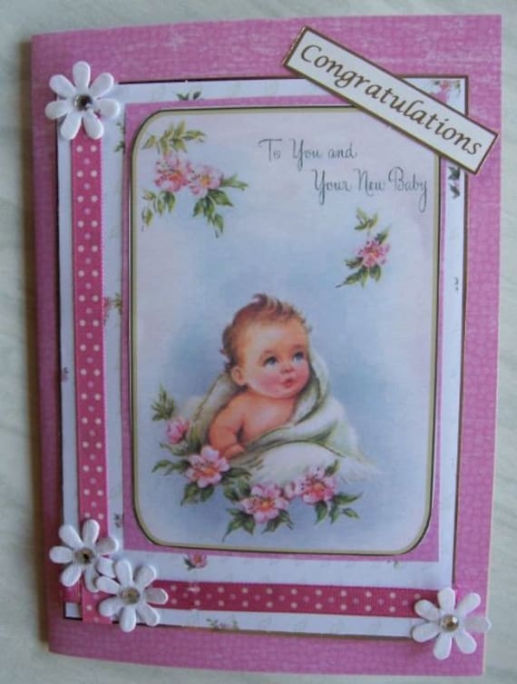 Card for new Mother and Baby----really sweet
