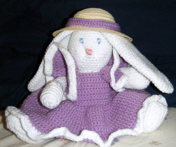 Handmade Crochet Easter Bunny Amigurumi READY TO SHIP