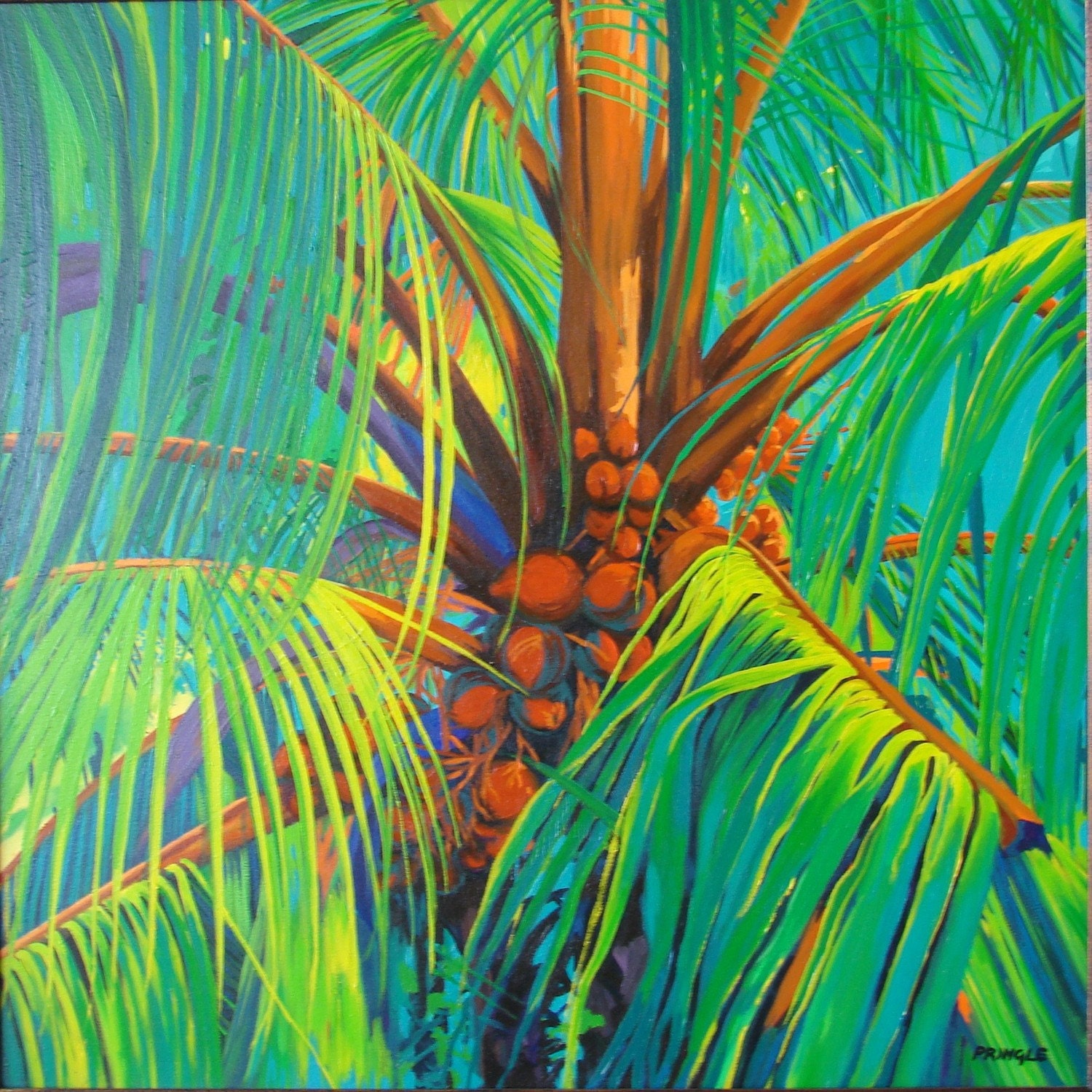 Coconut Palms by Sheila Pringle