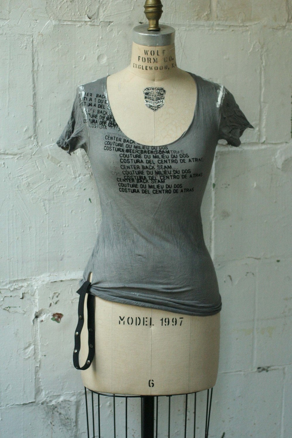 artLAB The Destroyed Tee Shirt No. 3  SMALL Spring Summer 2011 Ready to Ship