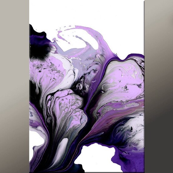 HUGE 30x20 Abstract Contemporarary Modern Canvas Giclee PRINT Ready to Hang by Destiny Womack - dWo - Within Me